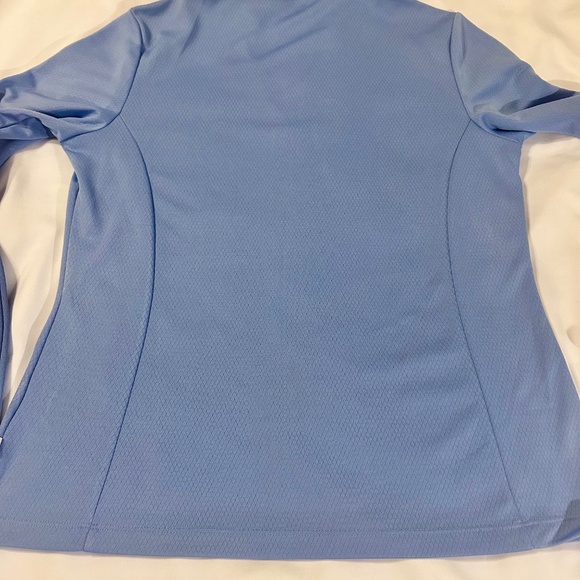Lady Hagen Collared Long Sleeve Hydro Dri V-Neck Golf Polo - Picture 6 of 7